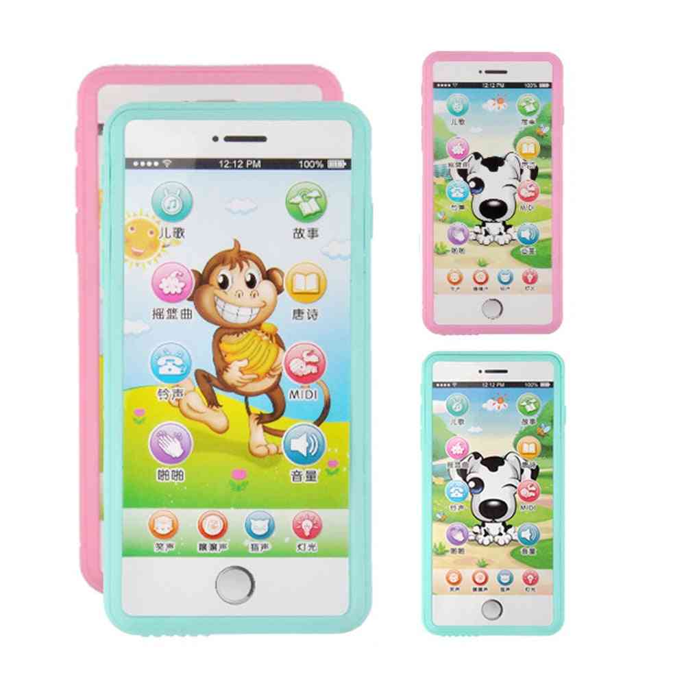 Multi Function Simulated Mobile Phone With Touch Screen Music, Story And Poetry Toy