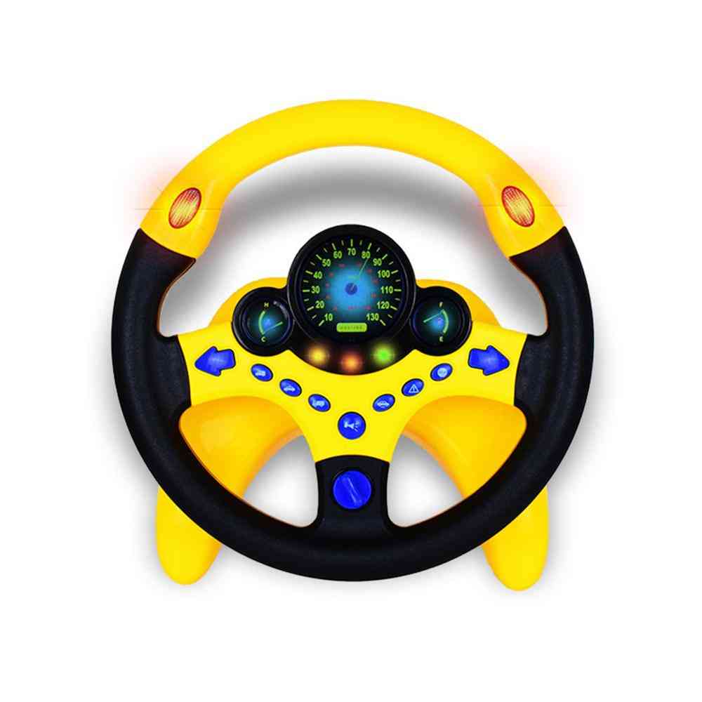 Cute Steering Wheel Toy With Light
