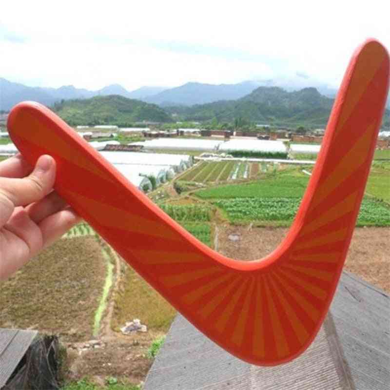 Boomerang Flying Wood High Intensity V Shaped - Throw Catch Toy