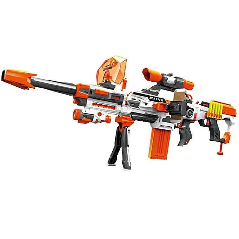 Pistolet jouet compatible avec pièces modifiées dispositif de visée de silencieux pour série Nerf n-strick Elite - assemblage de bricolage pour enfants garçon