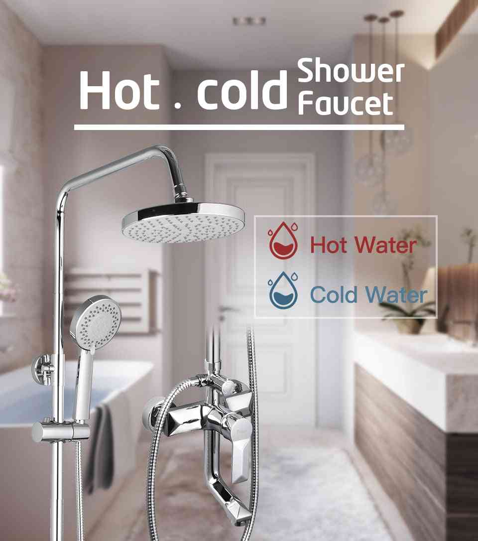 Contemporary Shower Faucet Set