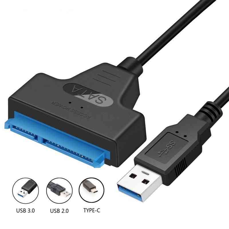 Sata To Usb 3.0 Adapter, Up To 6 Gbps, Support 2.5inch External Ssd/hdd
