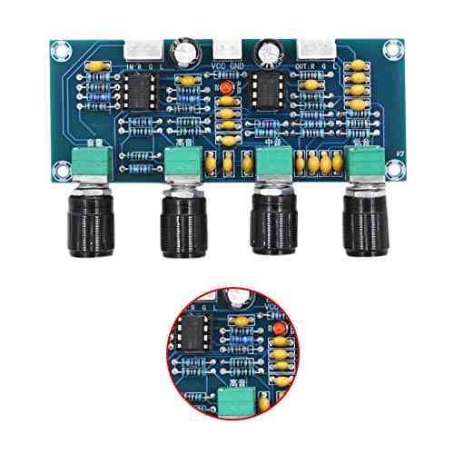 Pré-amplificador de placa de tom xh-a901 ne5532 com controlador de tom de ajuste de volume de graves agudos para placa de amplificador