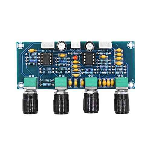 Xh-a901 ne5532 preamplificador de placa de tono preamplificador con controlador de tono de ajuste de volumen de graves agudos para placa amplificadora