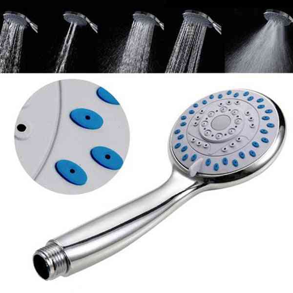 5 Mode, Handheld Shower Head With Anti-limescale Rubber Nozzle