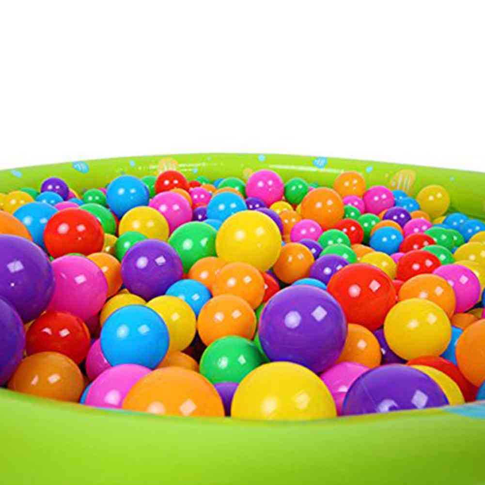 Niños coloridos piscina pelotas de olas oceánicas: niños bañándose, juguetes para nadar