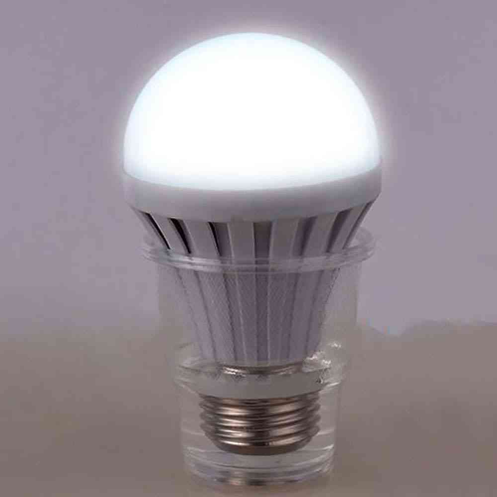 LED ampoule de secours intelligente e27, ac220v avec lampe d'éclairage à batterie rechargeable pour éclairage extérieur bombil