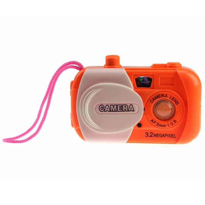 Simulazione mini macchina fotografica creativa giocattoli proiezione per bambini, macchine fotografiche giocattolo educative per bambini ragazzi ragazze (colore casuale)