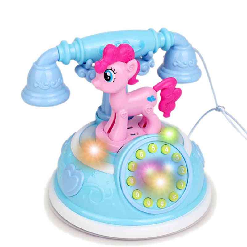 Retro lasten puhelin - varhaiskasvatustarina kone jäljittelee leluja