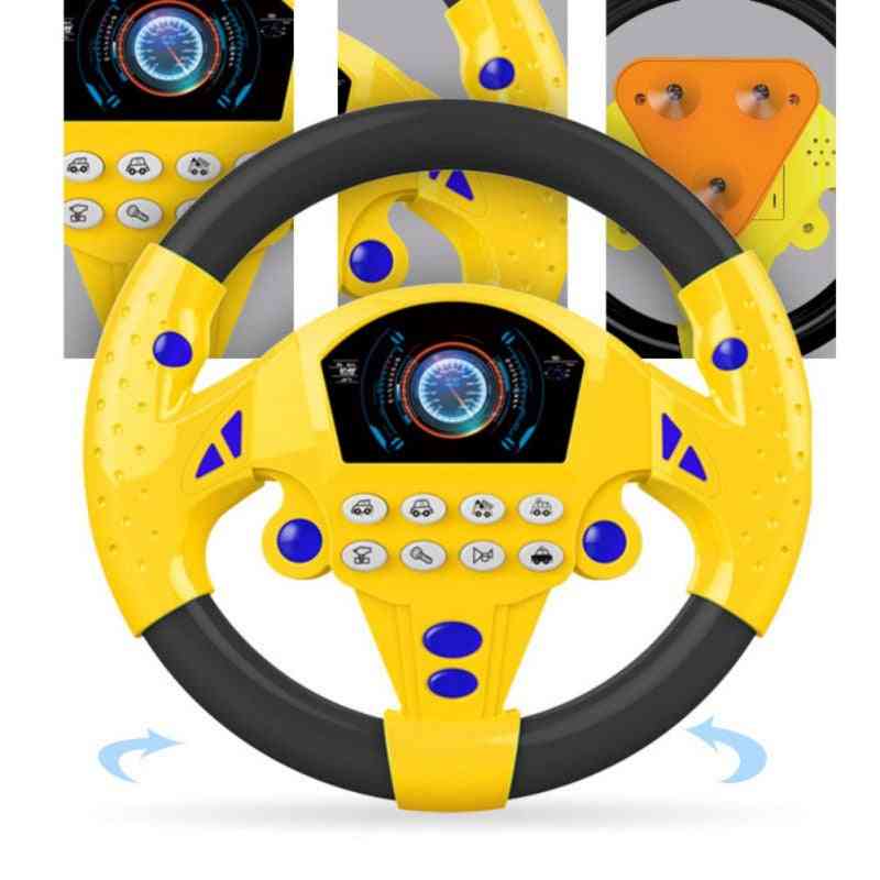 Steering Wheel With Sound Simulation Driving Car