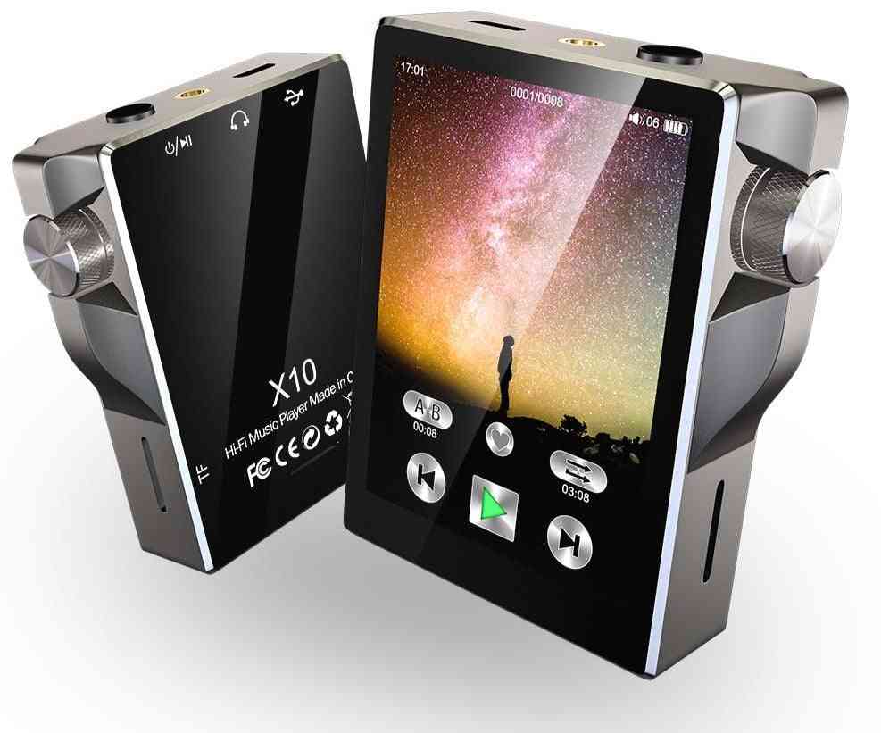 Mp3 Player With Bluetooth Touch Screen - Walkman Radio Portable Built-in Speaker Music Player