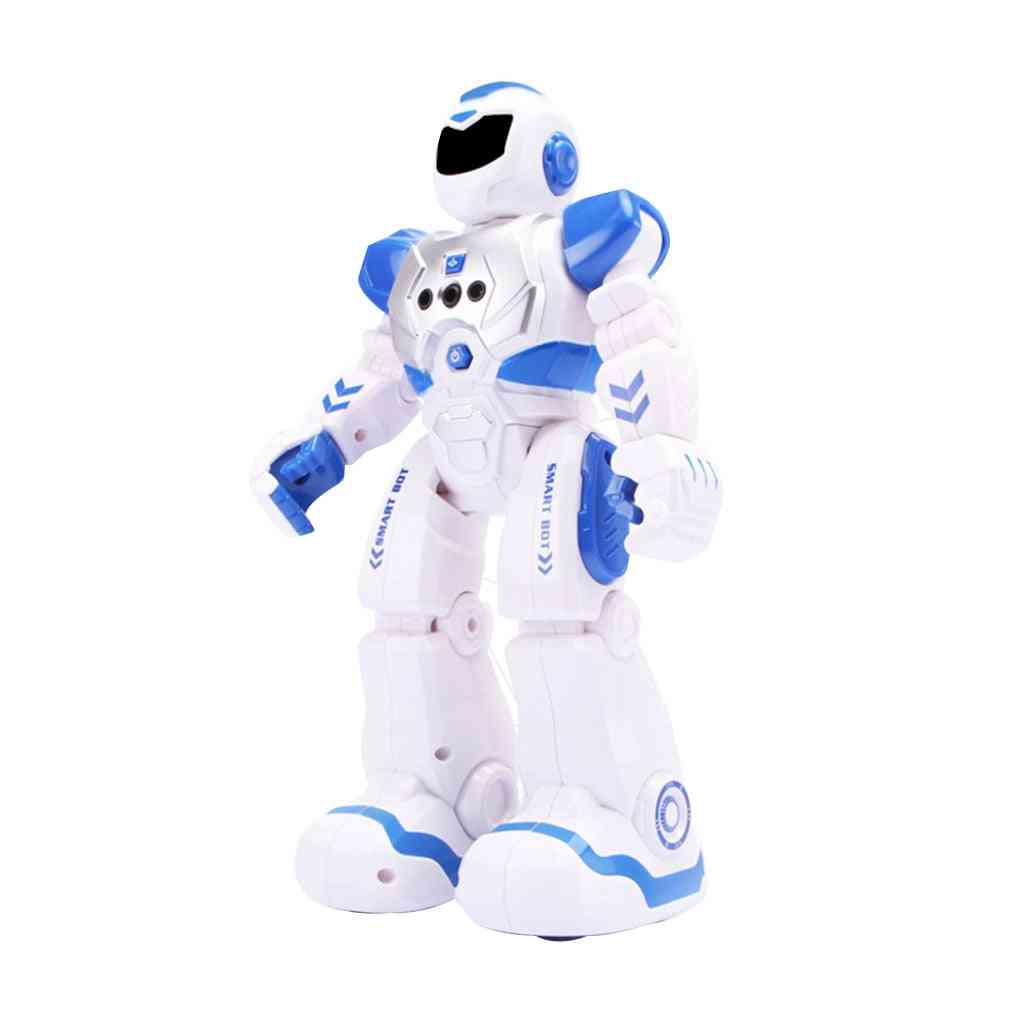 Rc smart sensor dance robot - programowalny inteligentny elektryczny śpiew - niebieski