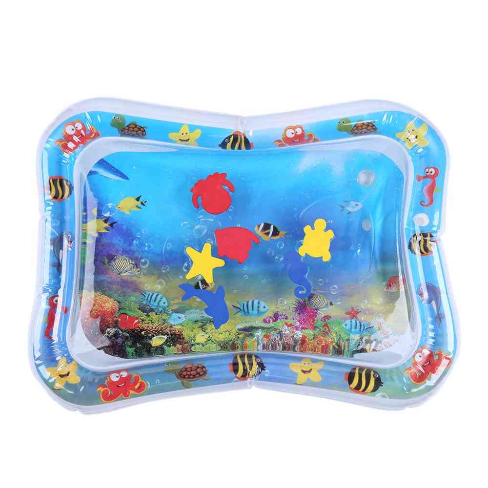 Baby Kids Water Play Mat - Inflatable Infants Tummy Time Playmat