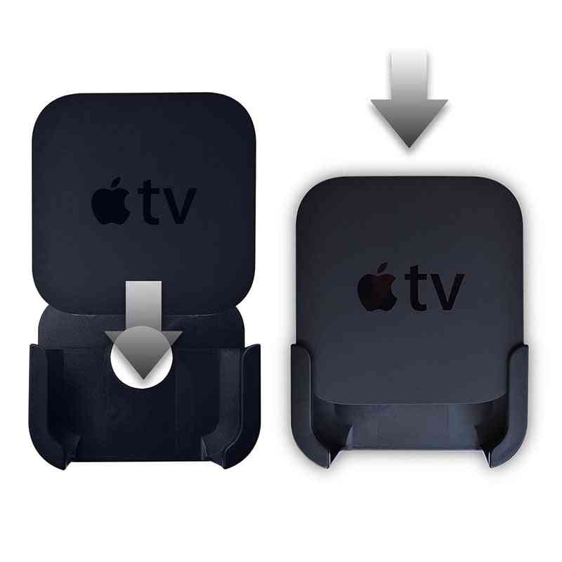 Support mural de support de télécommande Apple TV avec étui de protection de télécommande Siri en silicone pour Apple TV 4th 4K
