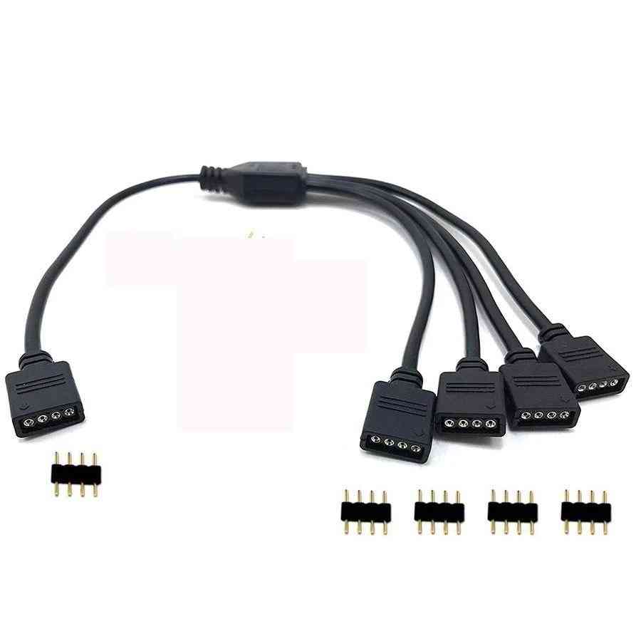 4-pins Rgb Led Tape Connector  For  Strip Light