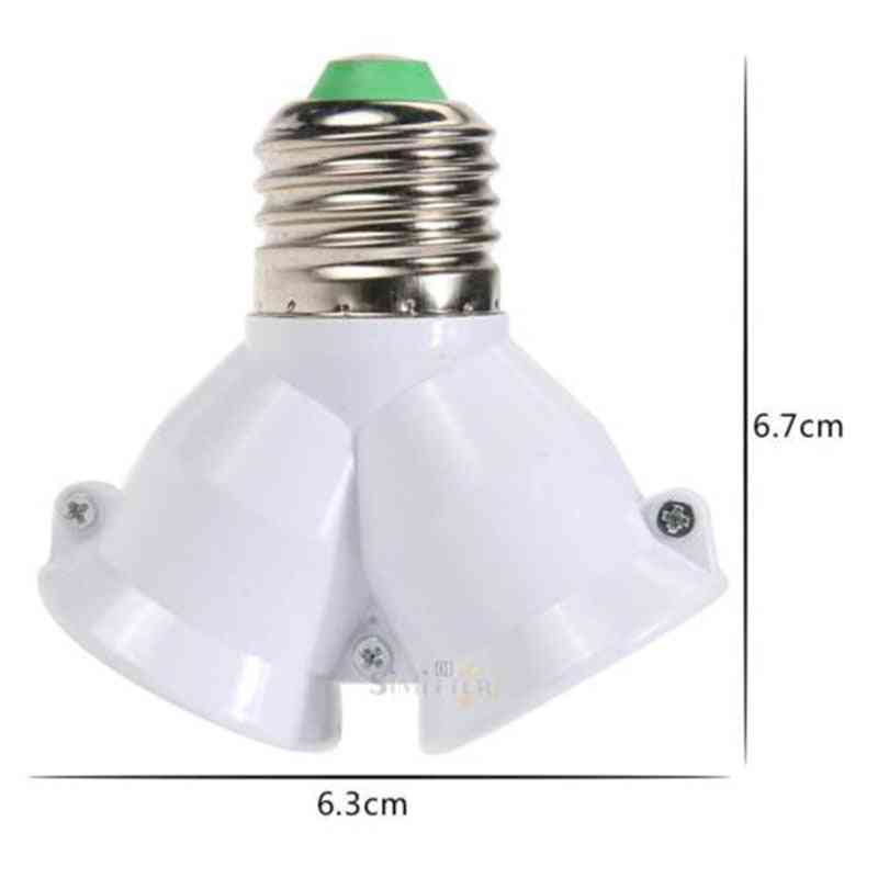 Tornillo lámpara bombilla zócalo base convertidor adaptador soporte dividido