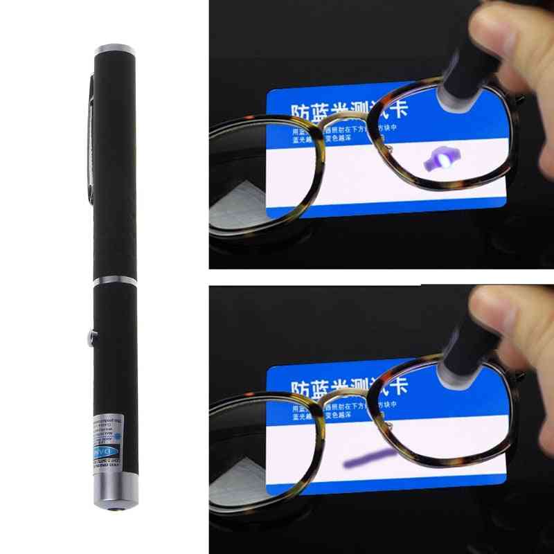 Nuevo bolígrafo de prueba de gafas anti luz azul, linterna de enseñanza, gato, captura el haz de luz