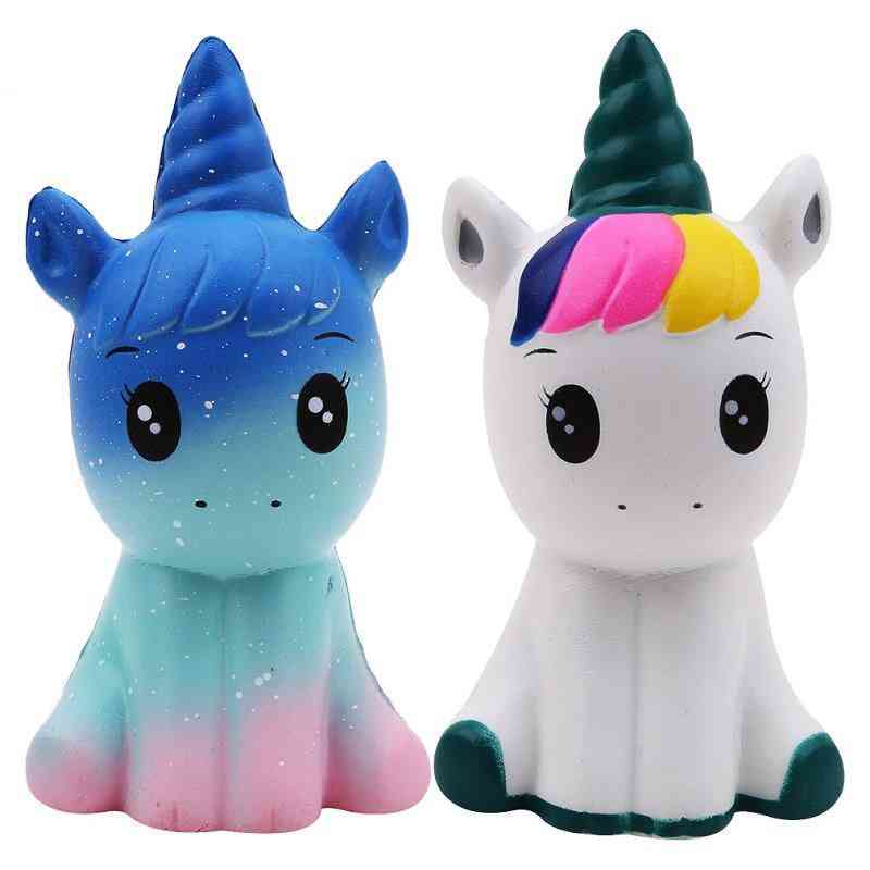Colorful Galaxy Unicorn, Squishy Doll - Stress Relief Squeeze