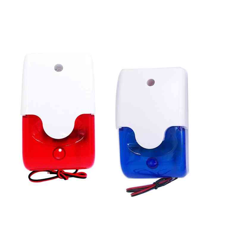 Mini Strobe Siren Indicator Light And Sound Alarm