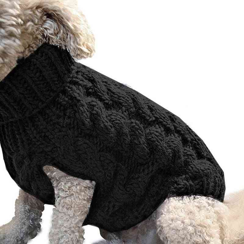 Zimska oblačila, pulover z želvovim vratom za hišne ljubljenčke