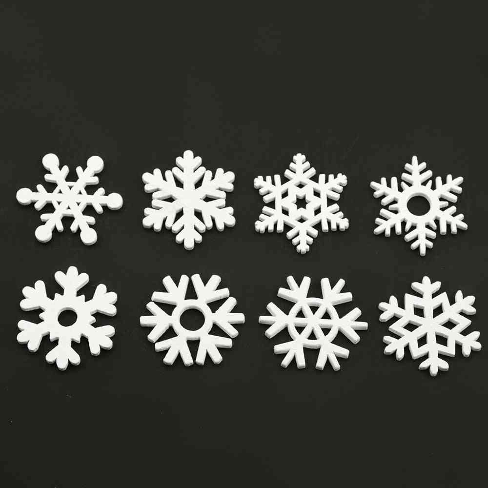 Mix Shape, Wooden Snowflakes Design-christmas Ornaments For Decorations
