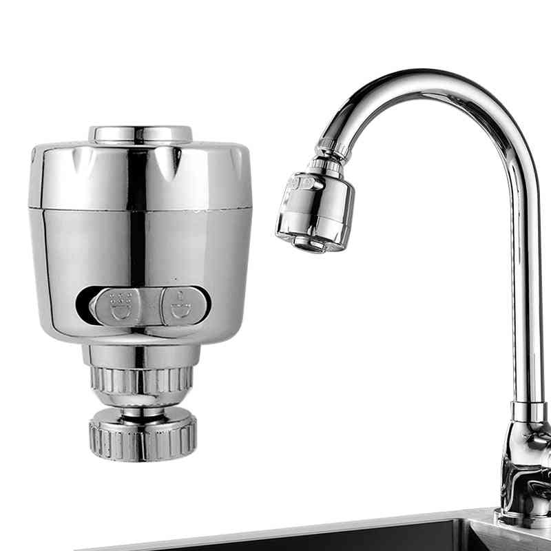 Rotary Faucet Booster 360° Rotatable Anti Splash Filter Tap For Kitchen