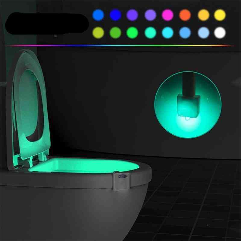 Smart Led Backlight For Toilet Bowl Seat With Motion Sensor