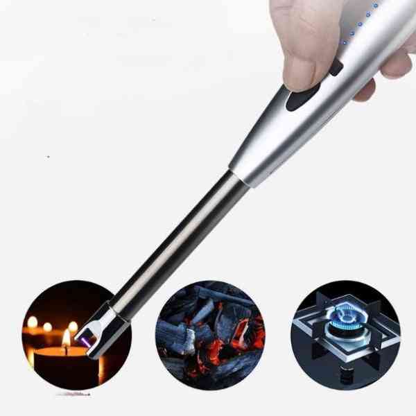 Long Electric, Usb Rechargeable, Windproof And Multipurpose Pulse Arc Lighter