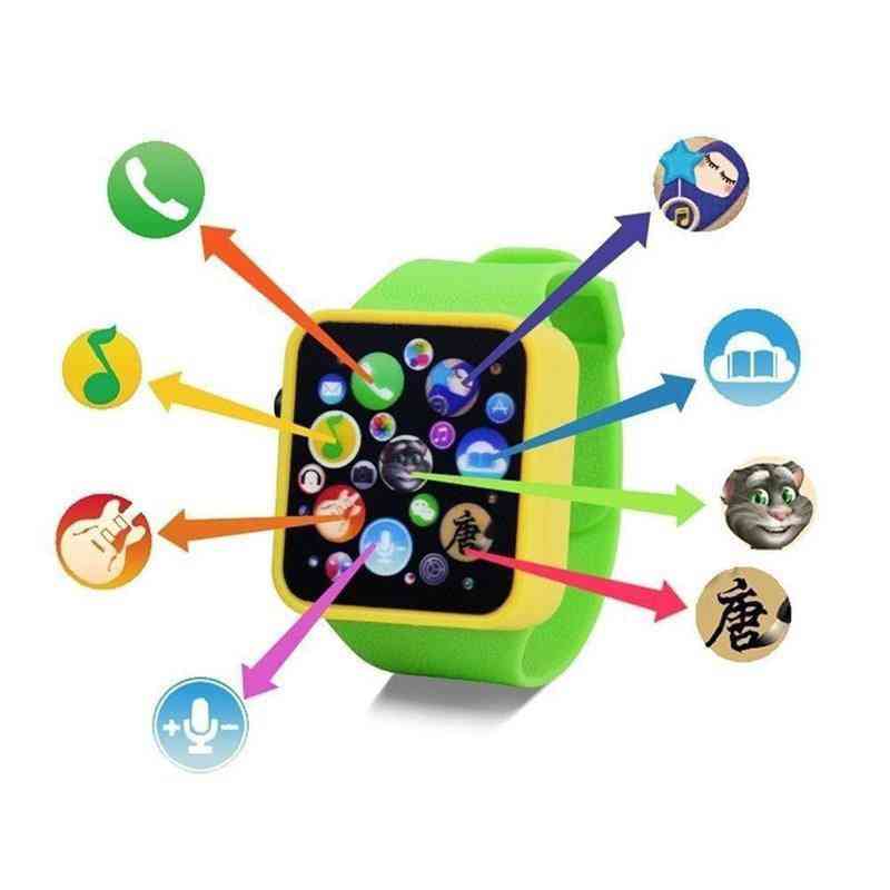 Early Education Toy Wrist Watch - 3d Touch Screen Music Smart Teaching
