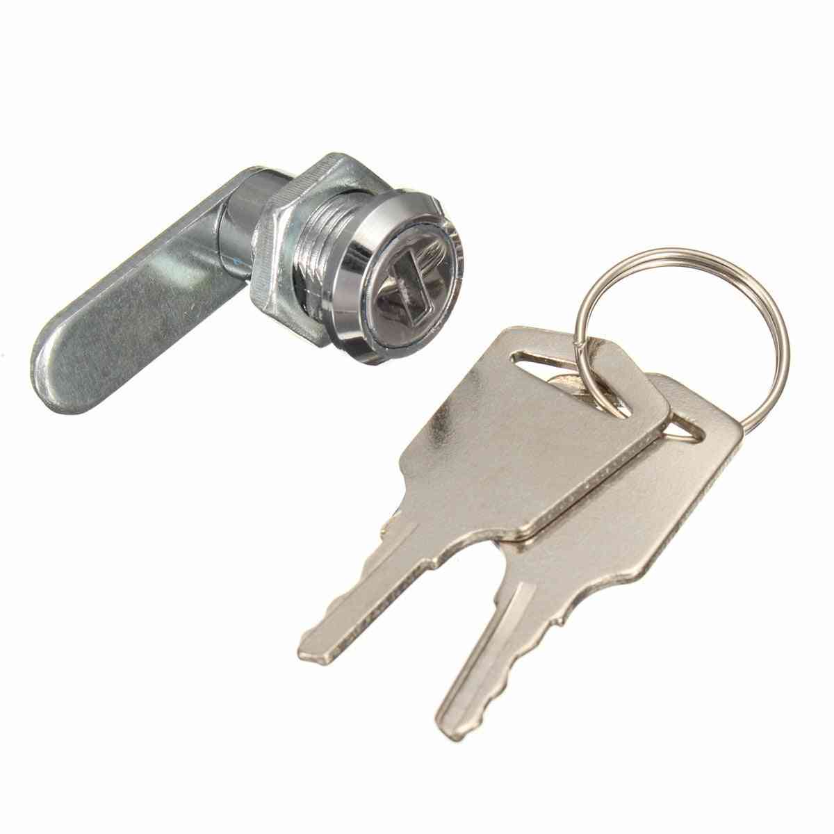 Zinc Alloy,  Cylinder Shaped-cam Locks With Keys