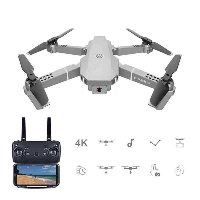 Remote Control Foldable Drone With 4k Hd Wide Angle Camera