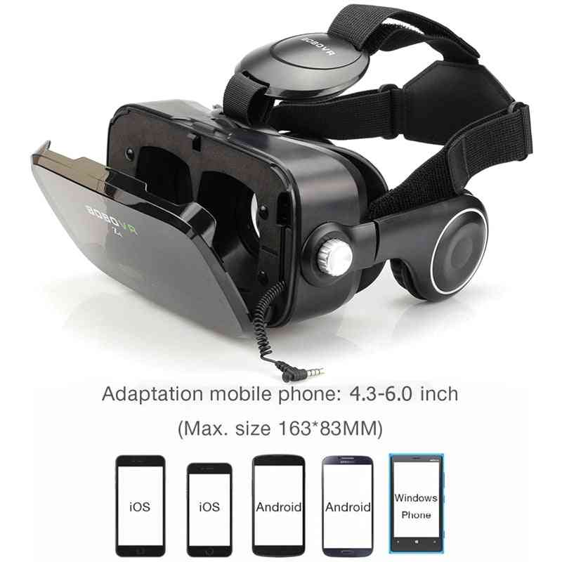 Virtuaalitodellisuus 3d VR-lasit, alkuperäinen bobo vr z4 / bobo vr z4 minikartonki VR box 2.0 4.0-6.0 tuuman älypuhelimelle