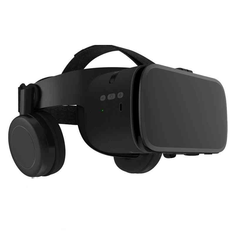 Bobo vr z6 קסדת bluetooth קסדה 3d משקפי vr, אוזניות מציאות מדומה למשקפי סמארטפון משקפת משקפת - עם תיבה 9090 מרחוק-200025551