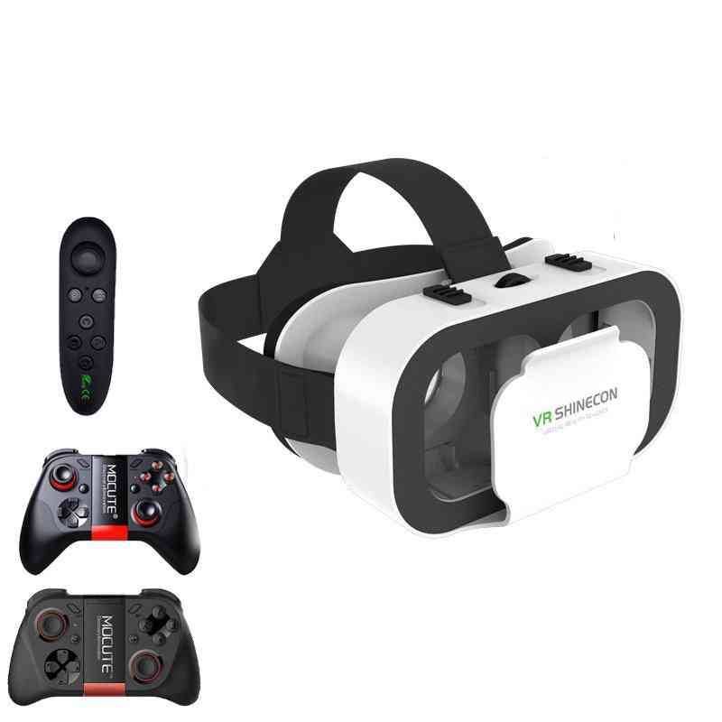 Helm 3D-Brille virtuelle Realität für Smartphone, Headset Brille Casque Wirth Viar Fernglas Videospiel - keine Box 050 Fernbedienung