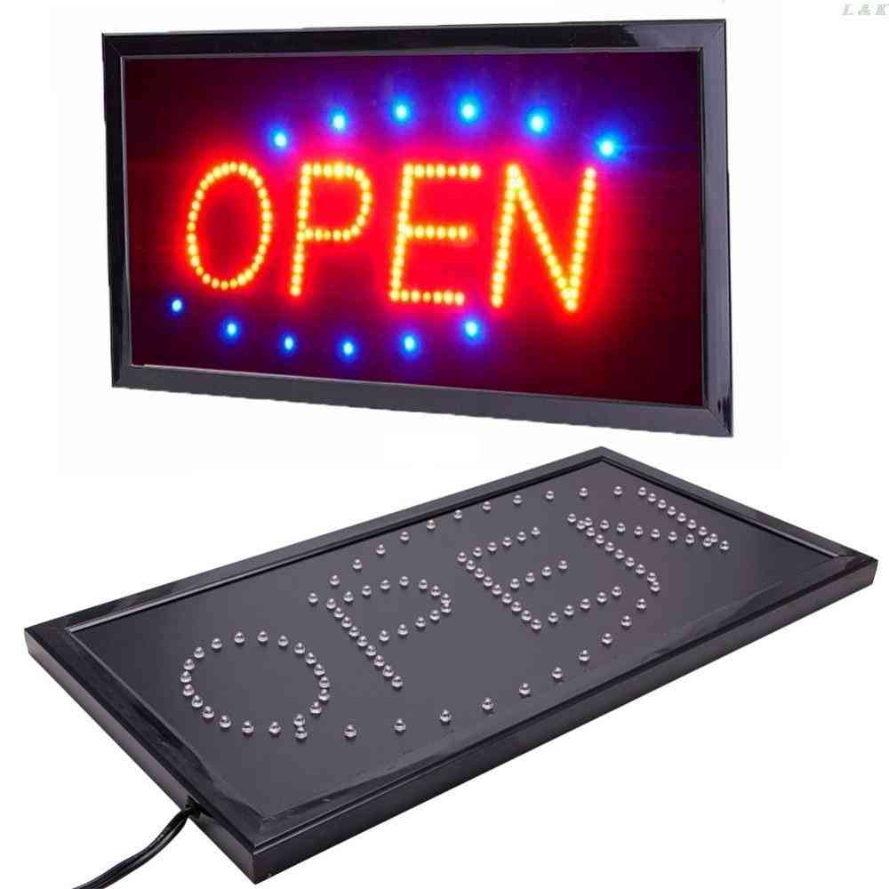 Open Signs For Business Store With Switch Us Plug M04