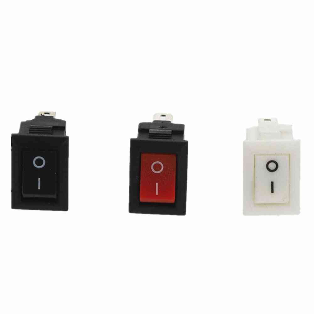 Push Button Switch- With 10x15mm Spst 2pin 3a And 250v
