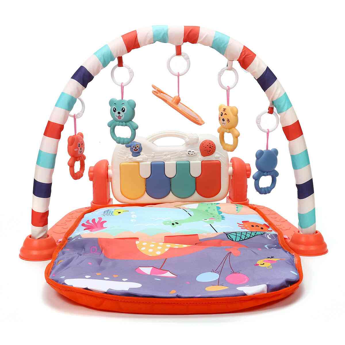 детска постелка за игра - меки дрънкалки музикални играчки за бебешки игри