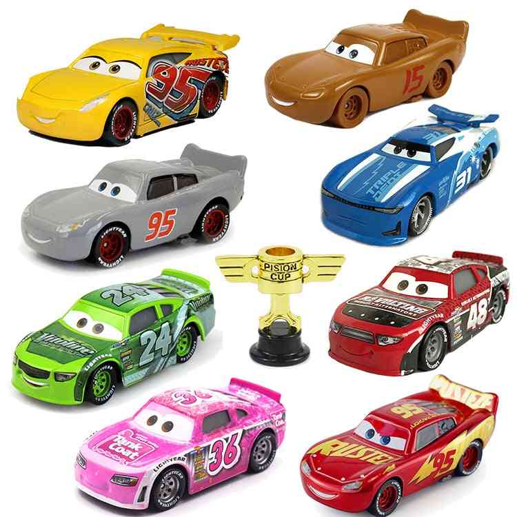 Disney Pixar Cars 3-metal Alloy Toy For Kids
