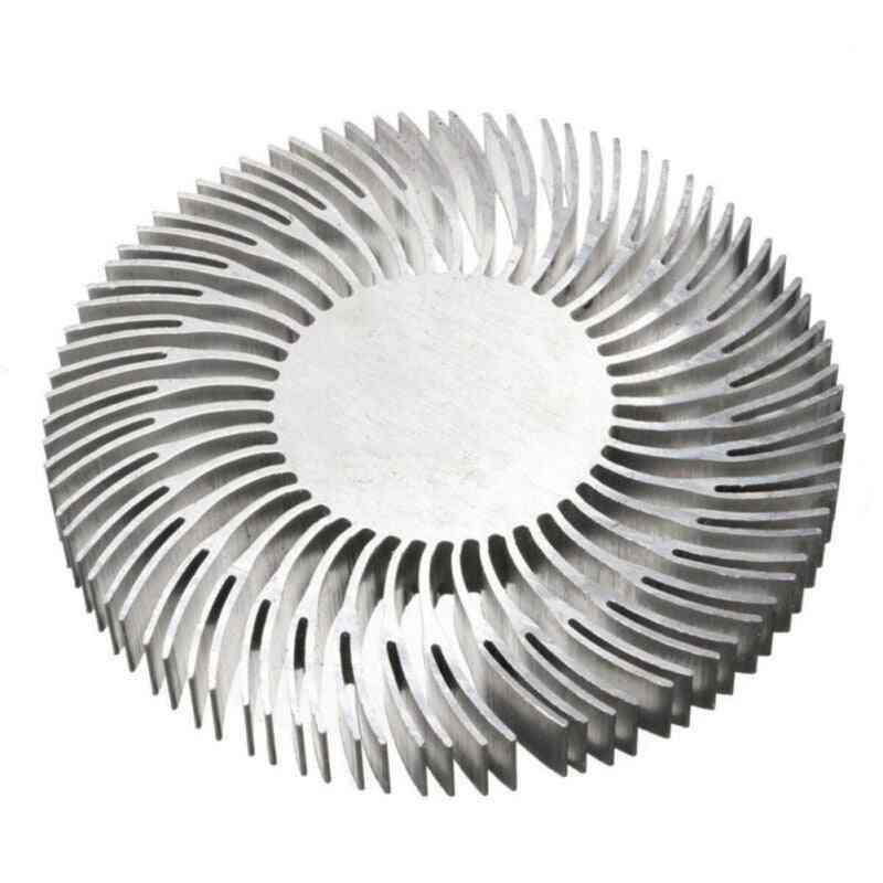 Round Spiral Aluminum Heatsink Cooler Led Heat Sink Radiator 90*10mm For 10w