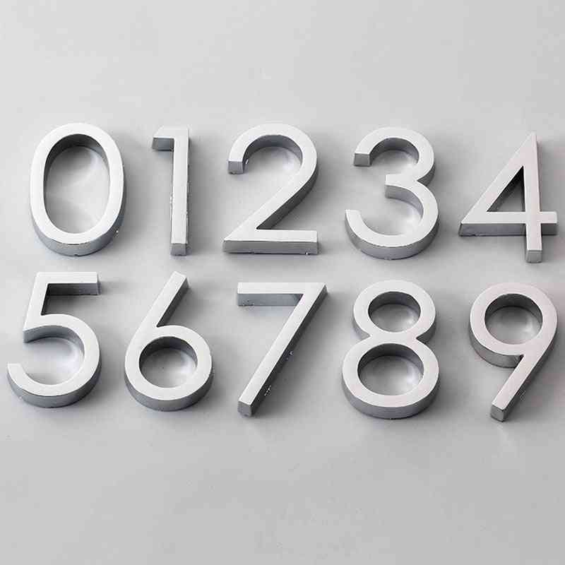 Number Digits With Self Adhesive Sticker For Home/hotel/office Door Address