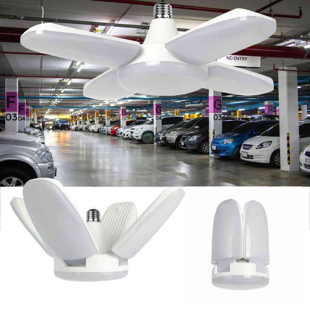 LED lampa garażowa składana czteroskrzydłowa deformacja oświetlenia - zimna biel 60W
