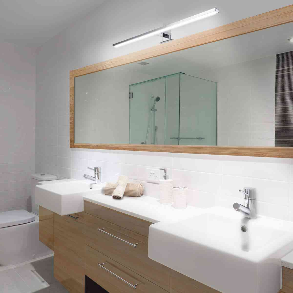 Led Wall Light Mirror Lamp-waterproof Aluminum Lighting For Bathroom, Restroom