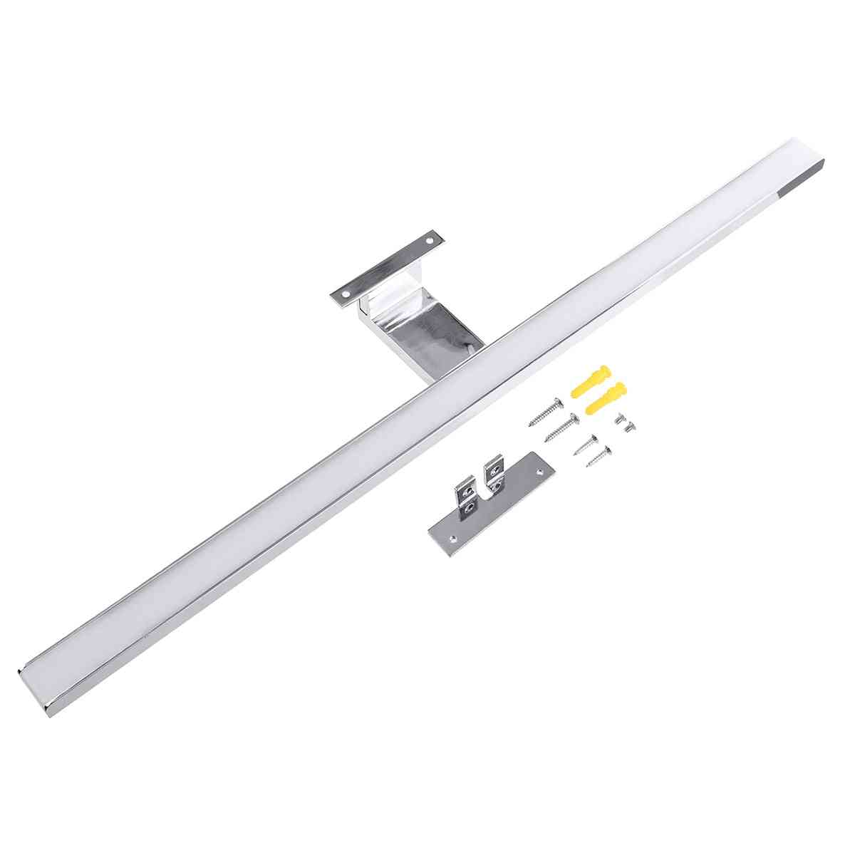 10w / 800lm / 60cm - lámpara de espejo de luz de pared led de interior blanca iluminación de aluminio impermeable para baño, espejo de baño -