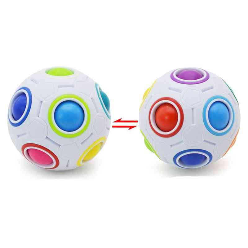 Dugine boje, zagonetke za ublažavanje stresa - prijenosna ručna čarobna igračka s loptom