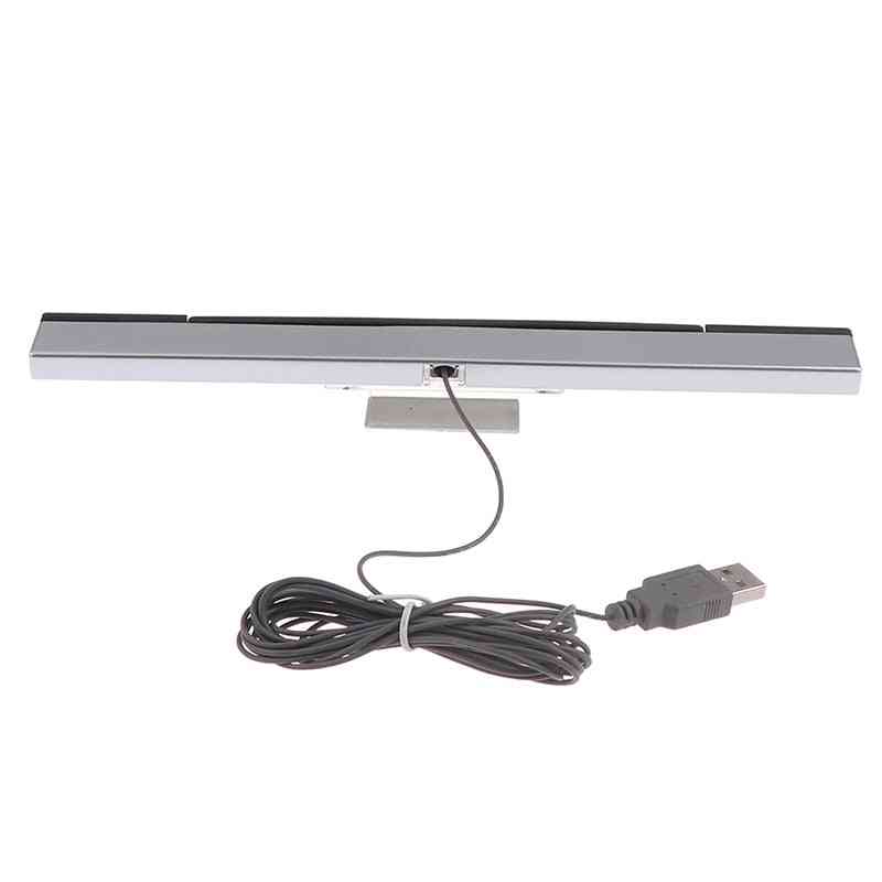 Wii sensor bar receptores cableados ir signal ray reemplazo del enchufe usb para nitendo remote