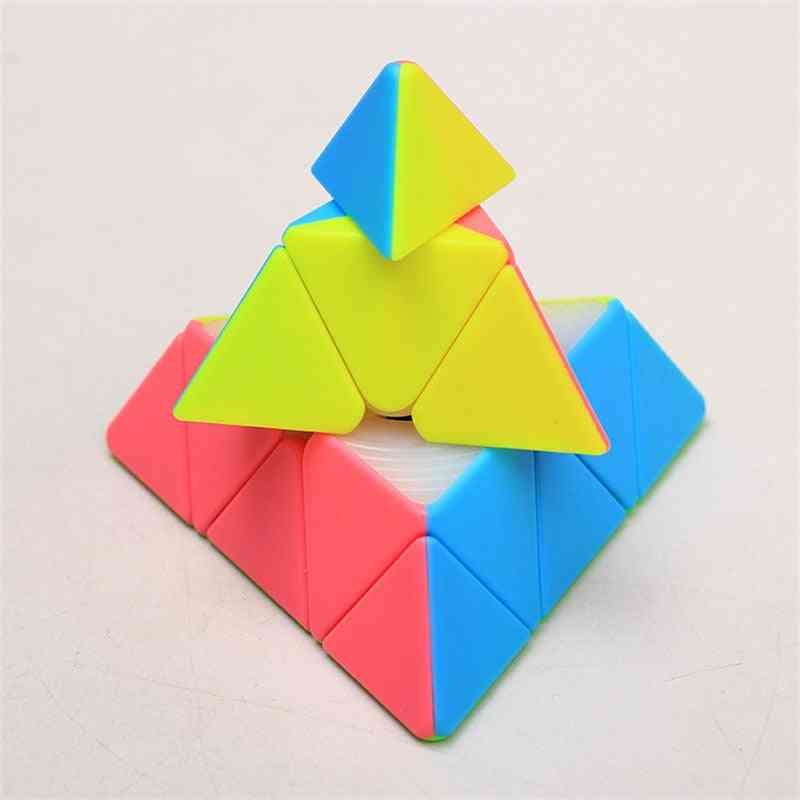 Háromszög piramis mágikus sebesség kocka - oktatási játék gyerekeknek