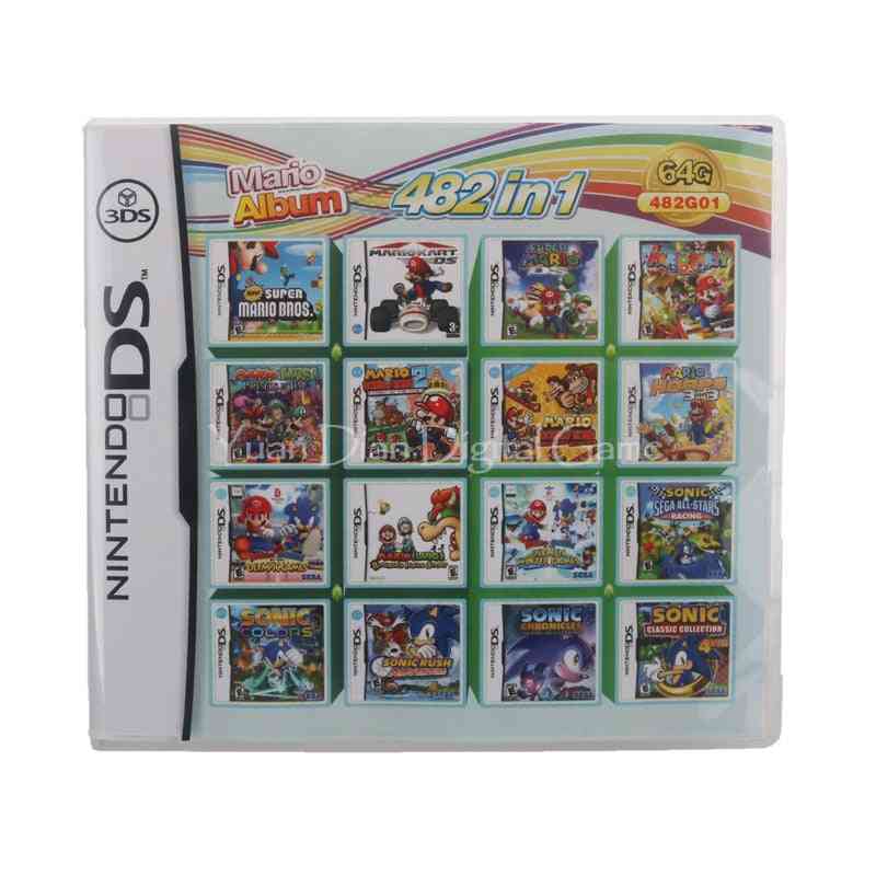 482 In 1 Compilation Video Game Cartridge Card
