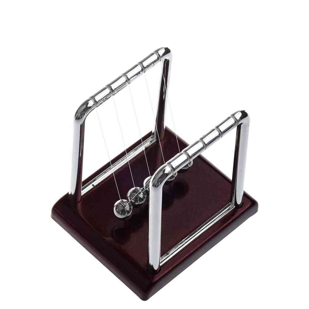 Håndværk Newtons vugge skrivebord bordindretning metal pendul kugle fysik videnskab stål balance