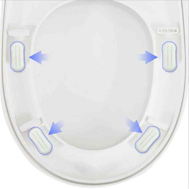 4pcs Replacement Set, Durable Toilet Seat Bumpers-protection Pads
