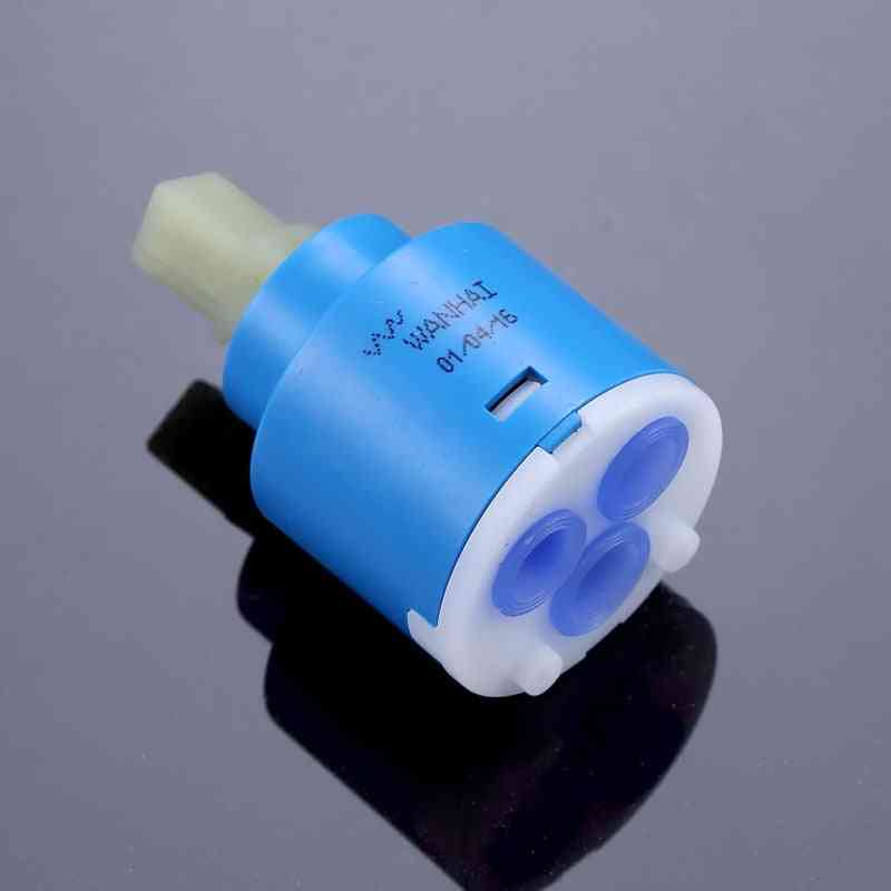 35mm / 40mm Ceramic Cartridge Faucet Cartridge Mixer Low Torque Faucet Accessories Rotation Flat Base